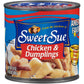 Sweet Sue Chicken & Dumplings, 24 Oz Can (Pack Of 12) - 14G Protein Per Serving - Made From Scratch Soup Recipe, Ready To Eat Meal