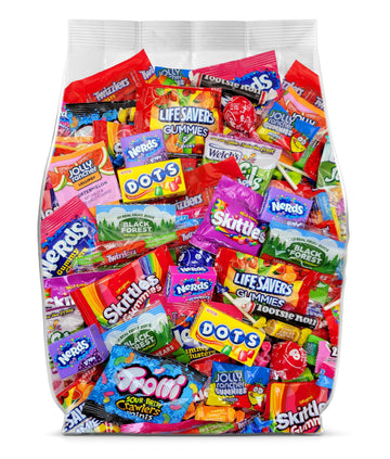 Bulk Candy Variety Pack - 2lb Assorted Christmas Candy Individually Wrapped for Pinata Candies, Kids Goodie Bags, Party Favors C