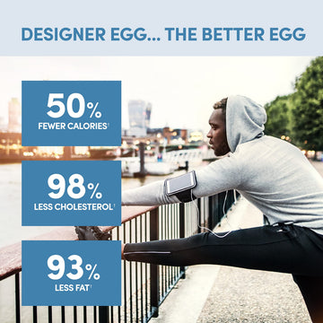 Designer Wellness, Designer Egg, Natural Egg Yolk & Egg White Protein Powder, Keto and Paleo Friendly, Low Calorie, Less Fat and