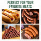 LEM Products Mahogany Smoked Collagen Casings, 17mm, Edible Sausage Casings, 2 Count, Model 817B