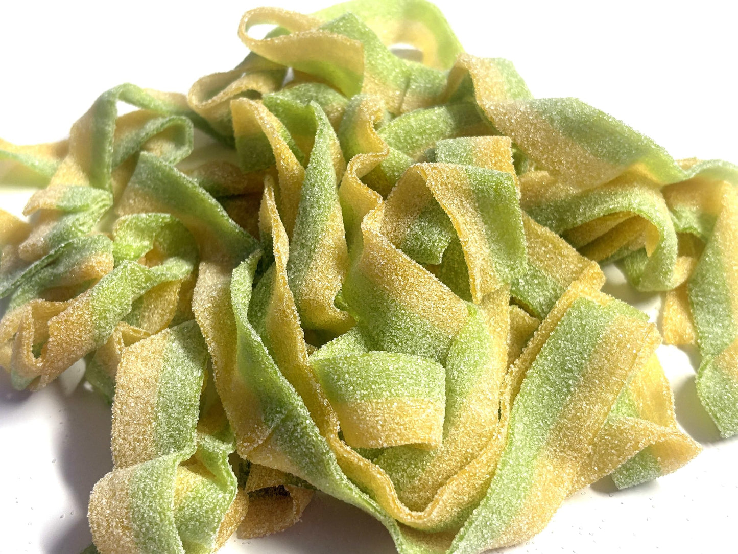 Sour Pickle Flavored Belts - 1 lb of Fresh Chewy Sugar Sanded Sweet Tart Foot Long Candy in Resealable Bag to Ensure Freshness