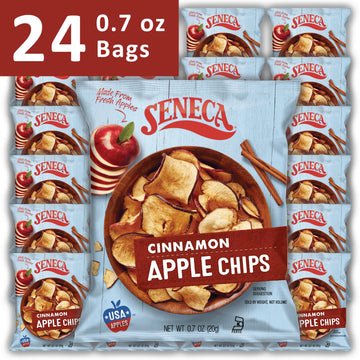 Seneca Cinnamon Apple Chips | Made From Fresh Apples | 100% Red Delicious Apples | Yakima Valley Orchards | Real Cinnamon | Cris