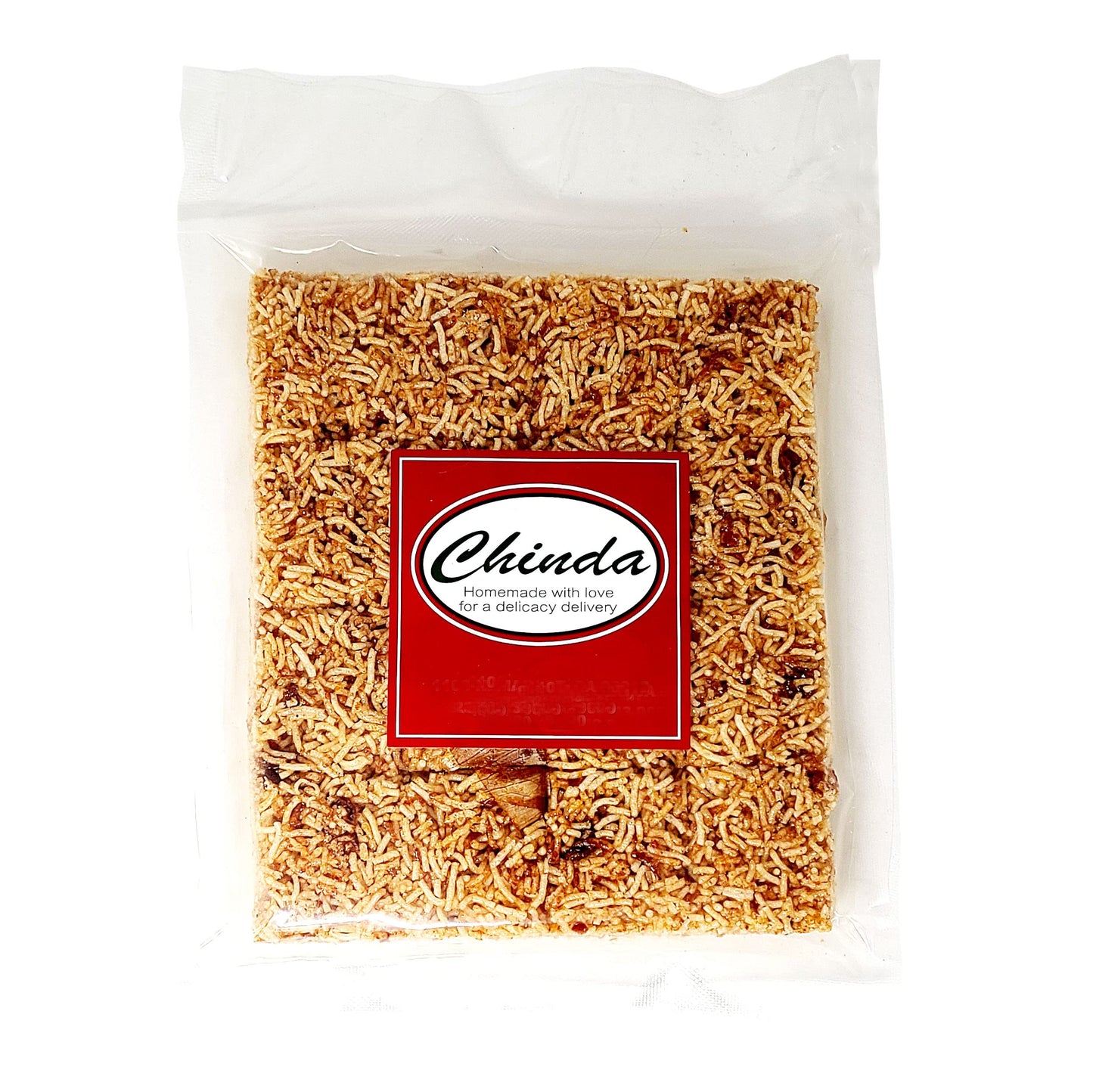 Thai Mee Krob Crispy Rice Noodles Snack By Chinda 4.2 Oz.X 2 Packs With Bonus Vintage Style Metallic Bag Clip (3-Piece Set)