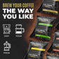 Colonial Coffee 32 Count Single Pot Coffee Packets - 100% Arabica Dark Roast | Pre-Measured Frac Packs for 12 Cup Maker | Bulk G