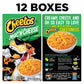 Cheetos Mac & Cheese Cheesy Jalapeno 5.7oz Boxes (Pack of 12) - Creamy, Spicy Flavor, Perfect for Quick Meals or Snacks