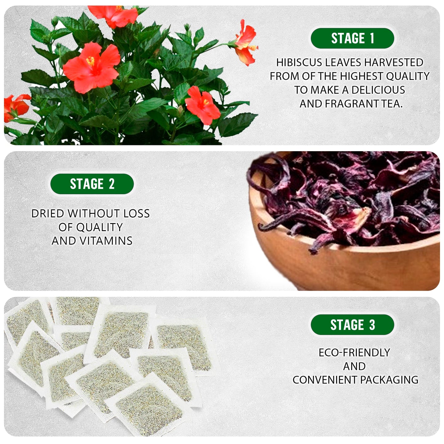 TeaDreamTea Hibiscus Tea Bags - Caffeine Free Herbal Tea, 300 Bleach-Free Bags, Brew Hot or Iced