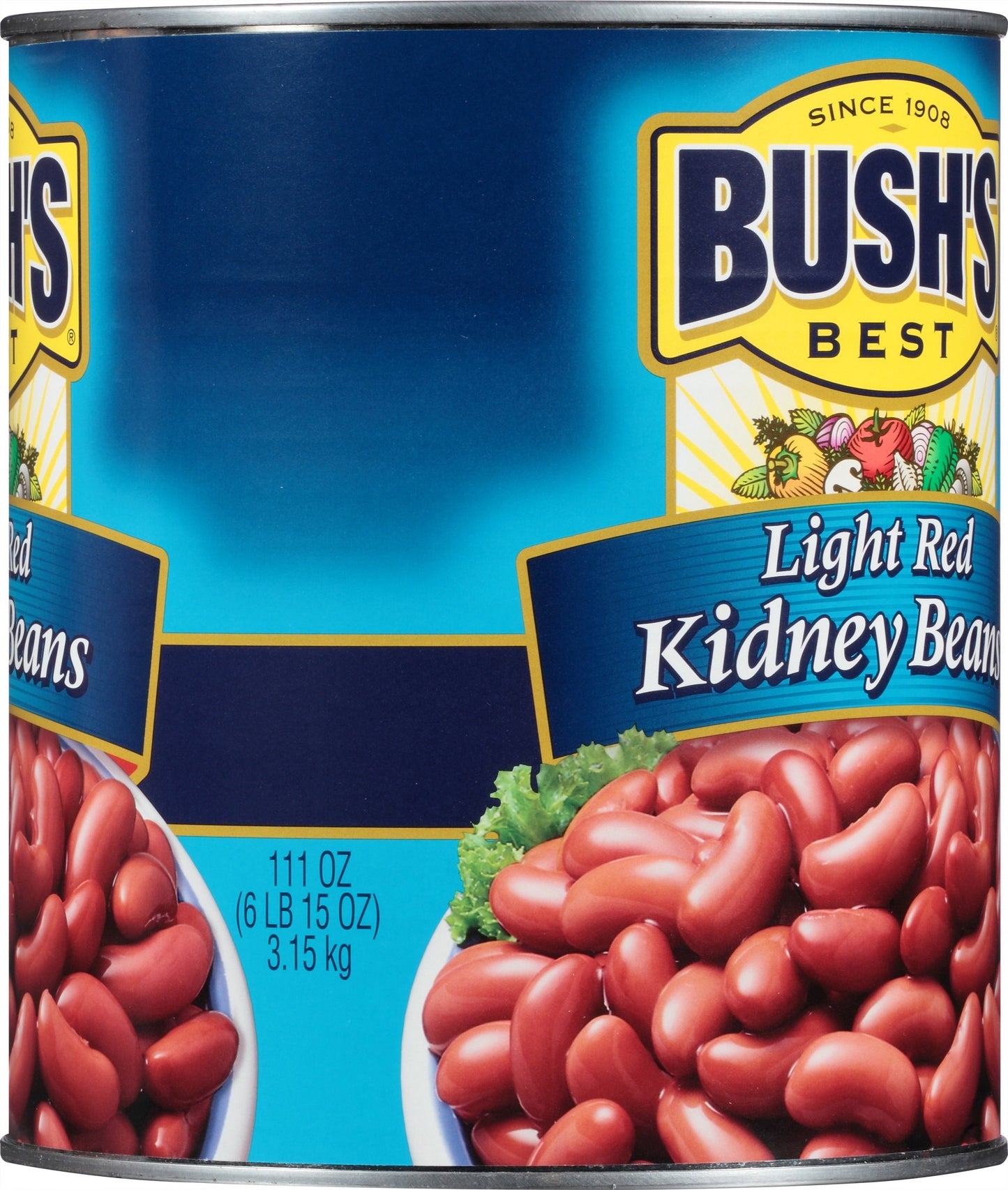 Bush'S Best Light Red Kidney Beans 111 Oz (6 Cans)