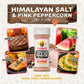 Flavor God Himalayan Salt & Pink Peppercorn Finisher - All Natural Spice Blend for Cooking - Pack of 1 - Kosher, Gluten-Free, Vegan