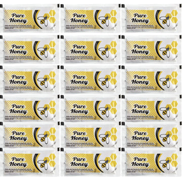 Honey Lover’S Gift Pack – 100 Individual Packets Of Pure Honey – Perfect For Tea, Coffee, Travel, And Snacking, Single Serve Packet