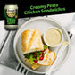 Prego Creamy Basil Pesto Pasta Sauce, 14.5 Oz Jar