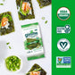 gimMe Organic Roasted Seaweed Snacks Variety Pack, 12 Count - Keto, Vegan, Gluten-Free, Healthy On-the-Go Snack