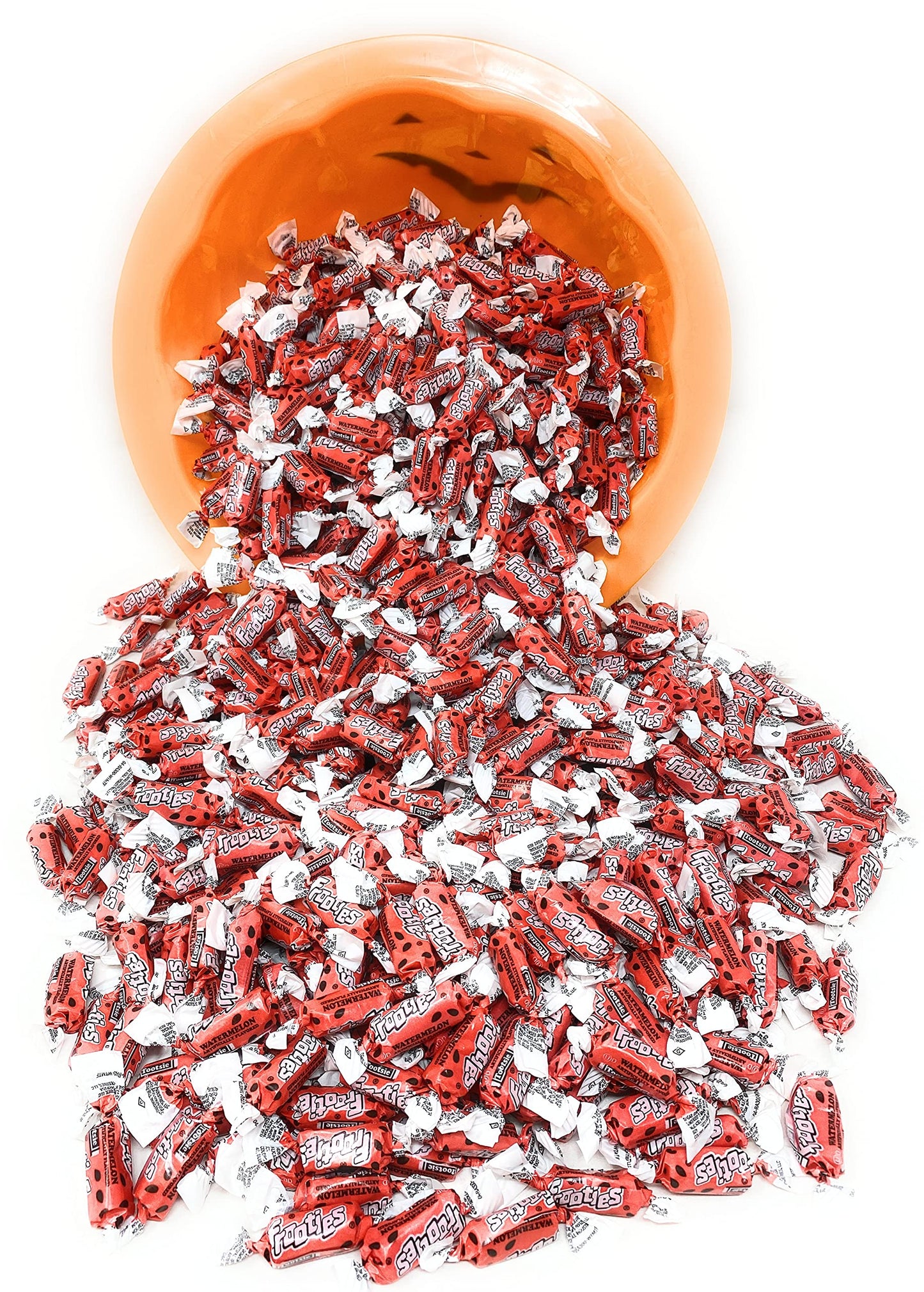 Bulk Watermelon Flavor Tootsie Roll Frooties Chewy Pink American Taffies Candy Individually Wrapped In Resealable Assortit Bag 5