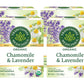 Traditional Medicinals Organic Chamomile & Lavender Herbal Tea, Settles Nervous System, (Pack Of 4) - 64 Tea Bags Total