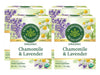 Traditional Medicinals Organic Chamomile & Lavender Herbal Tea, Settles Nervous System, (Pack Of 4) - 64 Tea Bags Total