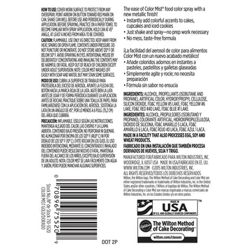 Wilton Gold Color Mist Shimmering Food Color Spray, Multipack Of 6