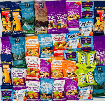 18 Count - Ths Trail Mix Variety Pack, Individually Wrapped Snacks Variety Pack For Mature-Themeds | Office, Breakroom, Classroom, Gift Basket Assortment, Healthy, On-The-Go, Dried Fruits - 18 Count Mix Nuts Kit.