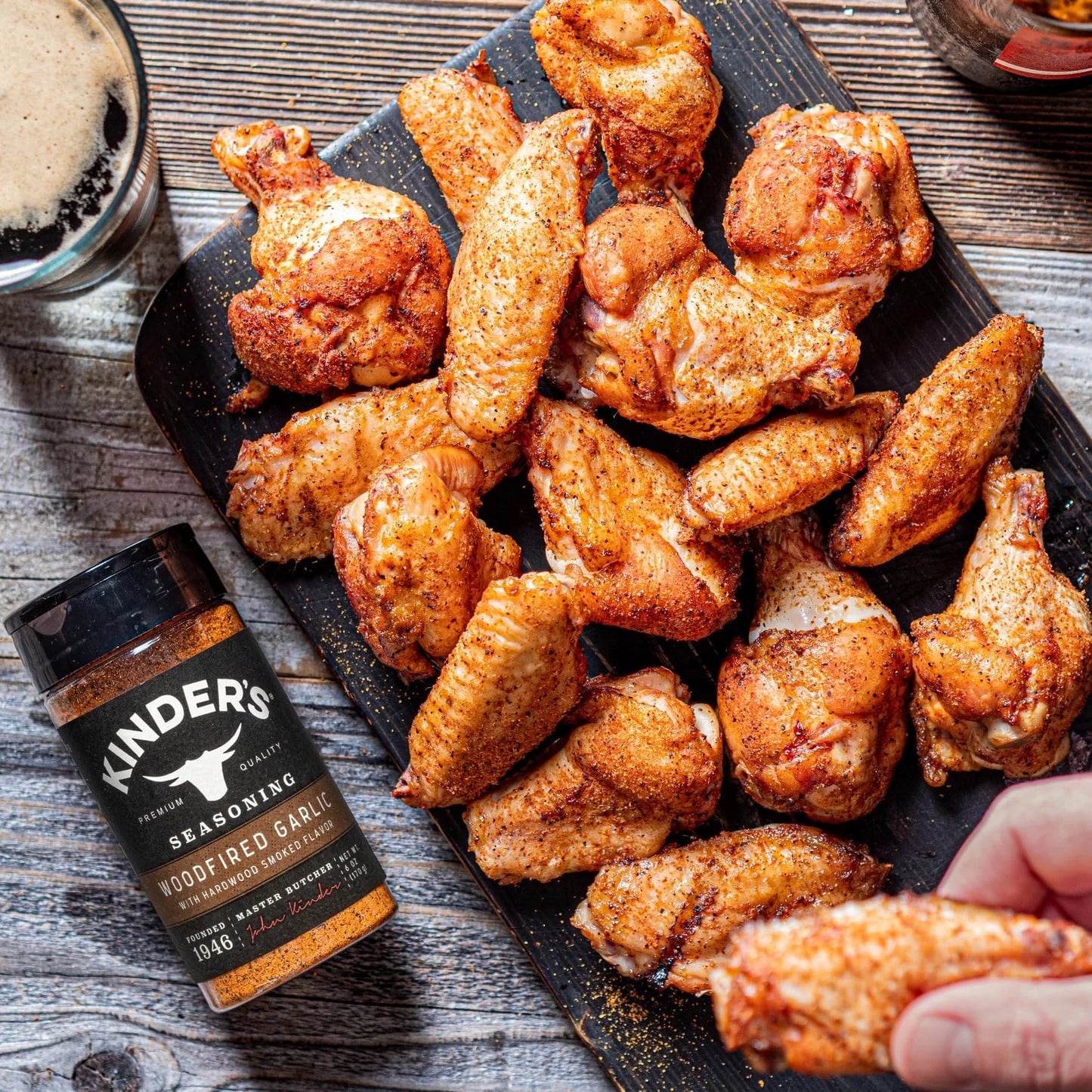 PAICHNÍDI Woodfired Garlic Rub, 9 oz, Perfect for Grilling and Seasoning