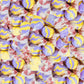 Premium Raspberry Lemonade Saltwater Taffy Chewy Candy Tart and Sweet Flavor Bulk 1 Lb Bag 60+ Pieces Individually Wrapped, Nut 
