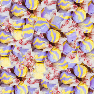 Premium Raspberry Lemonade Saltwater Taffy Chewy Candy Tart and Sweet Flavor Bulk 1 Lb Bag 60+ Pieces Individually Wrapped, Nut 