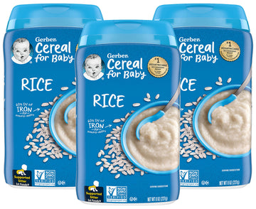 Gerber Rice Cereal For Baby - 8 Oz