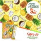 Arbol Frutal Pina Colada Powdered Drink Mix - Sugar Free On-The-Go Packets (30 Count) - Single Serve Flavor Sticks