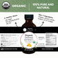 Organic Orange Extract For Baking, Ice Cream, Drinks, And Candy - 2 Oz - Water-Soluble - By Harvest Moon Delights - Pure Orange