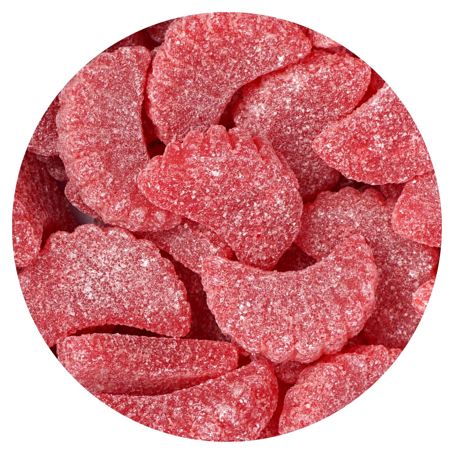 Cherry Slices Candy, 5 Pound Bulk Bag, Candy Cherry Slices Gummy Candy, Red Candy