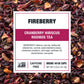 Tiesta Tea - Cranberry Hibiscus Rooibos Tea, Fireberry | Loose Leaf | Herbal Blend With Hibiscus, Cranberry, Currants, Rooibos | Brew Hot Or Iced | 50 Cups In Resealable Pouch | 5 Ounce
