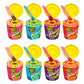 Juicy Drop Gummy Dip 'N Stix - 8 Count Assorted Sour Candy Variety Pack for Birthdays and Parties