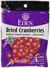 Eden Organic Dried Cranberried, Pocket Snacks, 1 Ounce (Pack of 12)