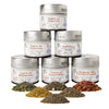 Salt-Free Gourmet Seasoning Collection  Non-Gmo  6 Magnetic Tins  Small Batch Spice Blends