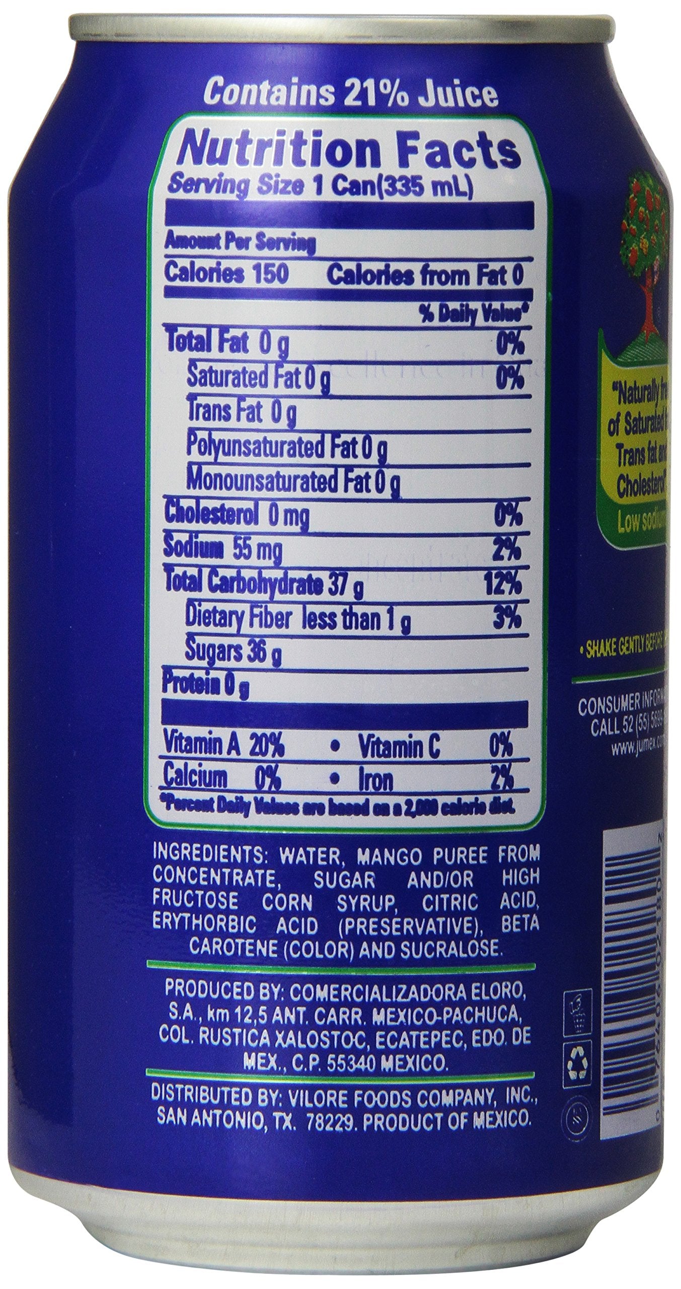 Jumex Mango Nectar, 11.3-Ounce (Pack of 24)