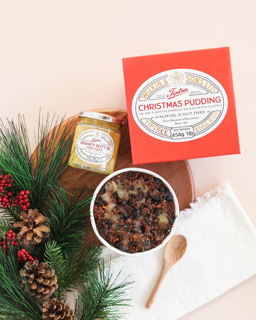 Tiptree Boxed Christmas Pudding, 1 Pound, Red, Model 8611
