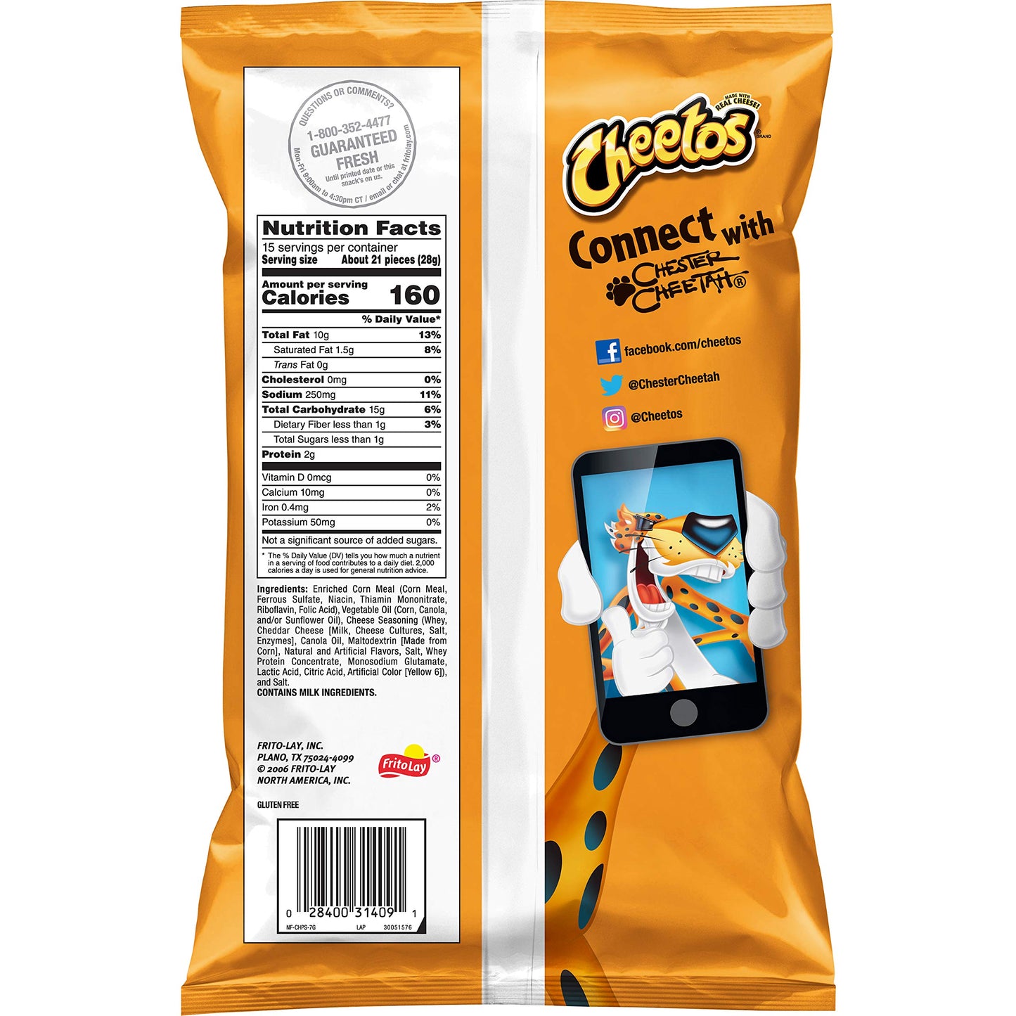 Cheetos Crunchy Pary size Bag, 15 Oz