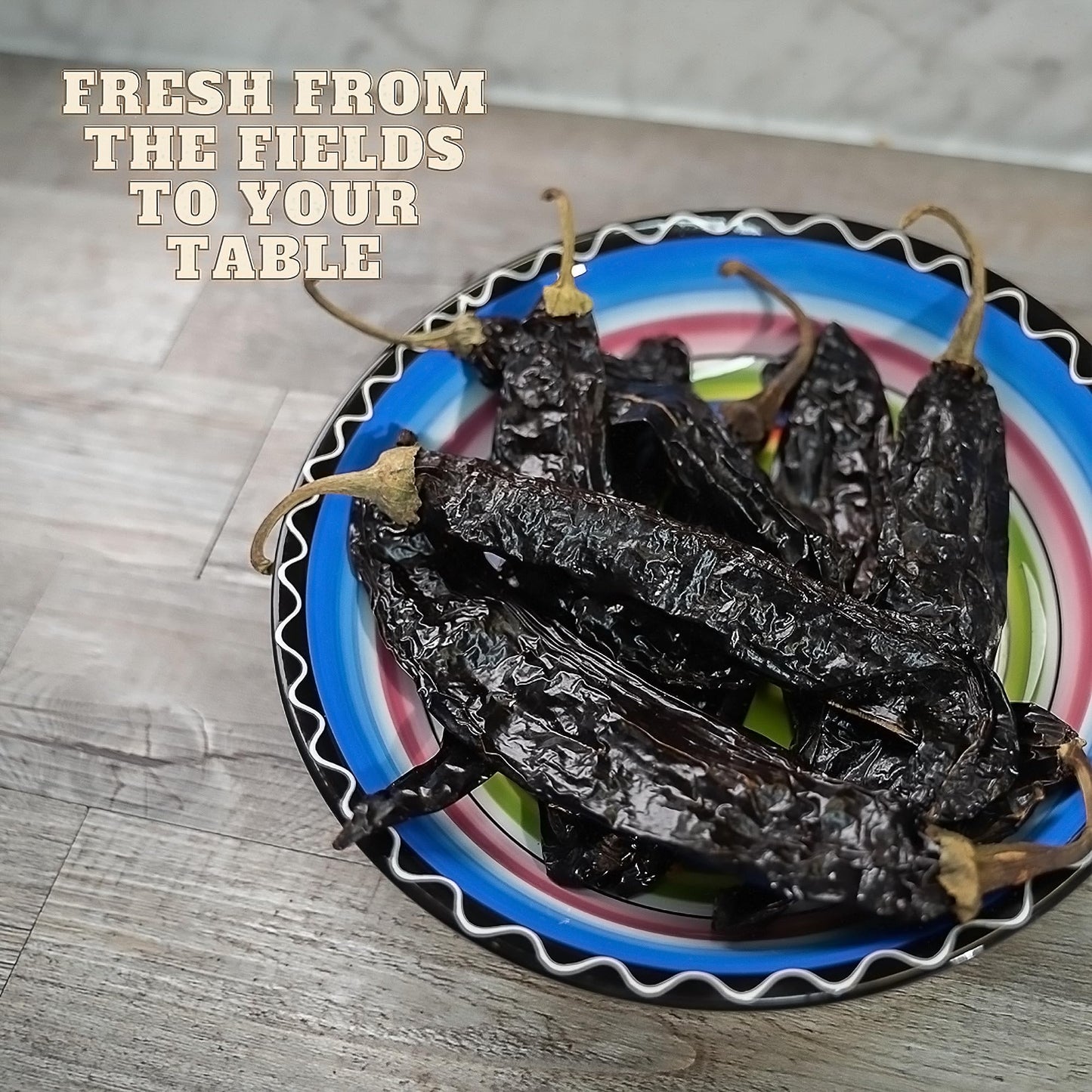 Rico Rico Dried Pasilla Chile Peppers 16 Oz - Premium Pasilla Chiles Secos For Authentic Mexican Recipes - Mild Heat, Resealable
