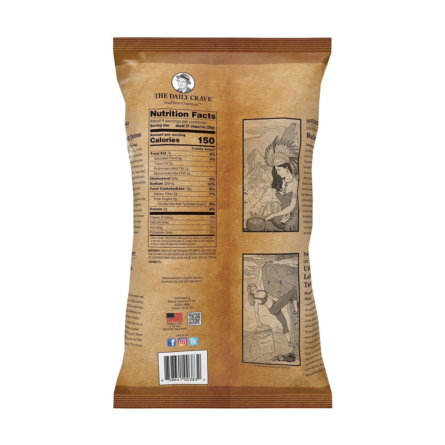 The Daily Crave - Quin Chips Gouda Romn Pepper - Case Of 8-4.25 Oz