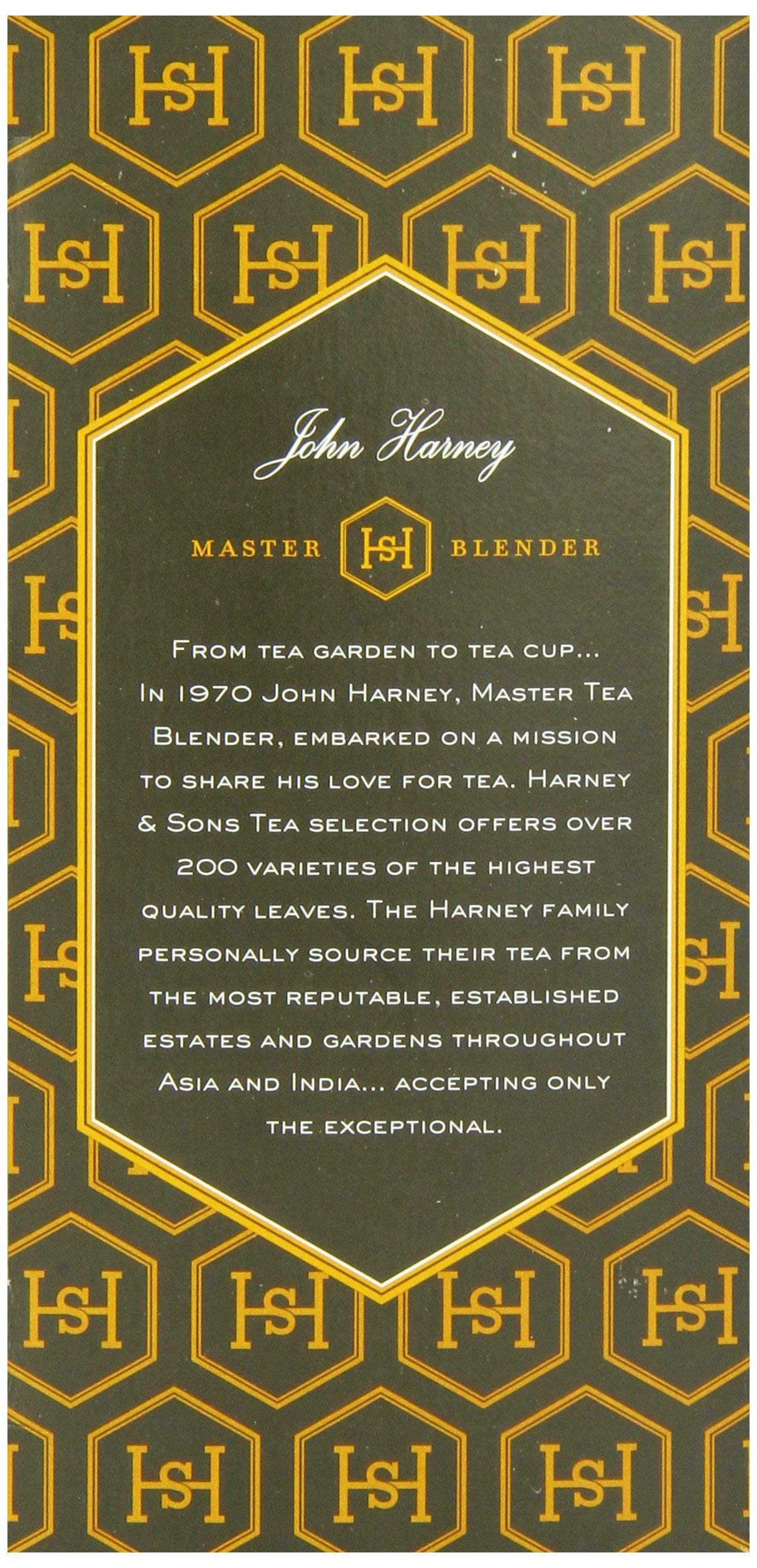 Harney & Sons Black Tea, Decaffeinated Ceylon, 20 Tea Bags, 1.26 oz, Model 15-1704