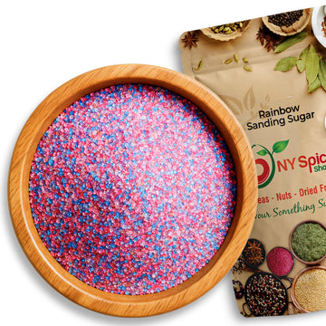 Ny Spice Shop Rainbow Sanding Sugar For Memorial Day - 1 Pound Sweet Colorful Edible Sprinkles For Candy Dish - Chocolate Sprink