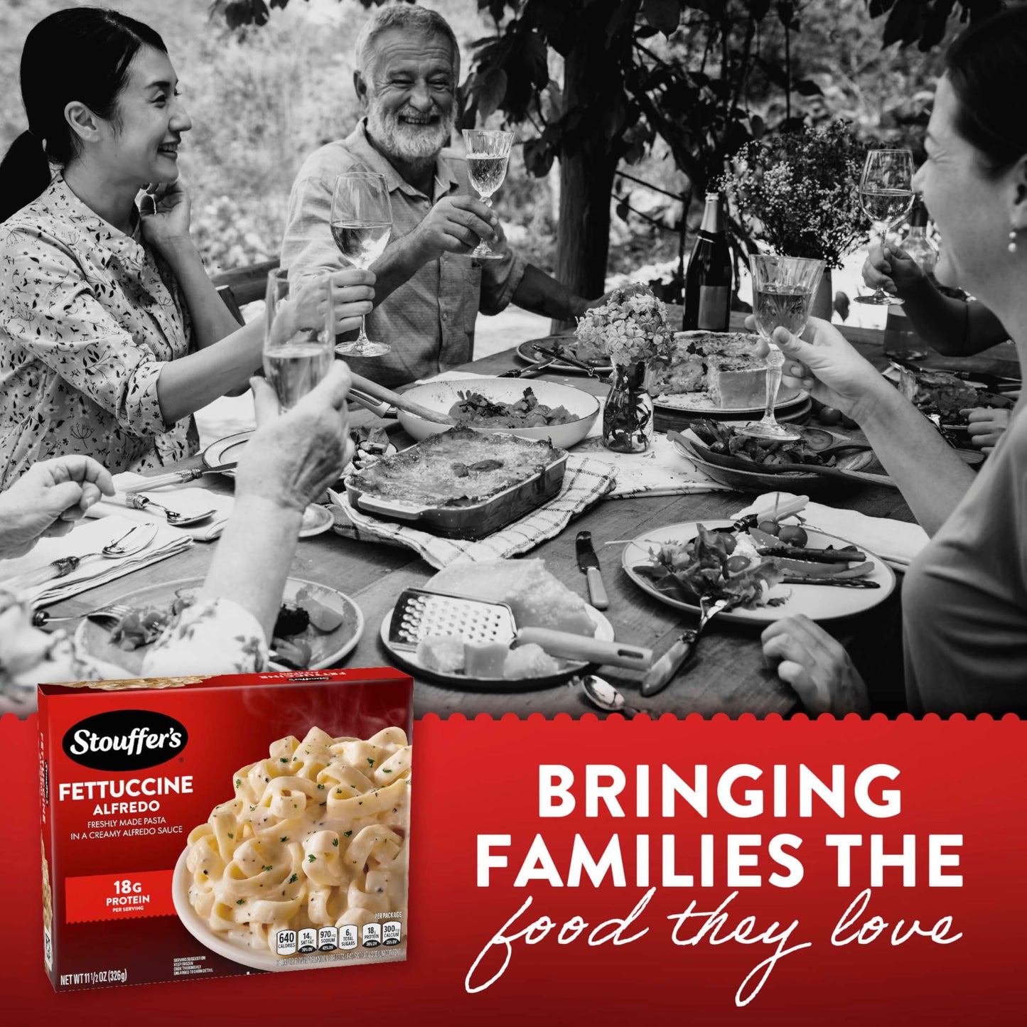 Stouffers Fettuccini Alfredo Frozen Meal