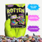 Rotten Sour Gummy Worms - Low Sugar, Low Calorie, 7g Gut-Friendly Prebiotic Fiber and 3g Protein, Gluten Free Candy - 1.8 oz - 8