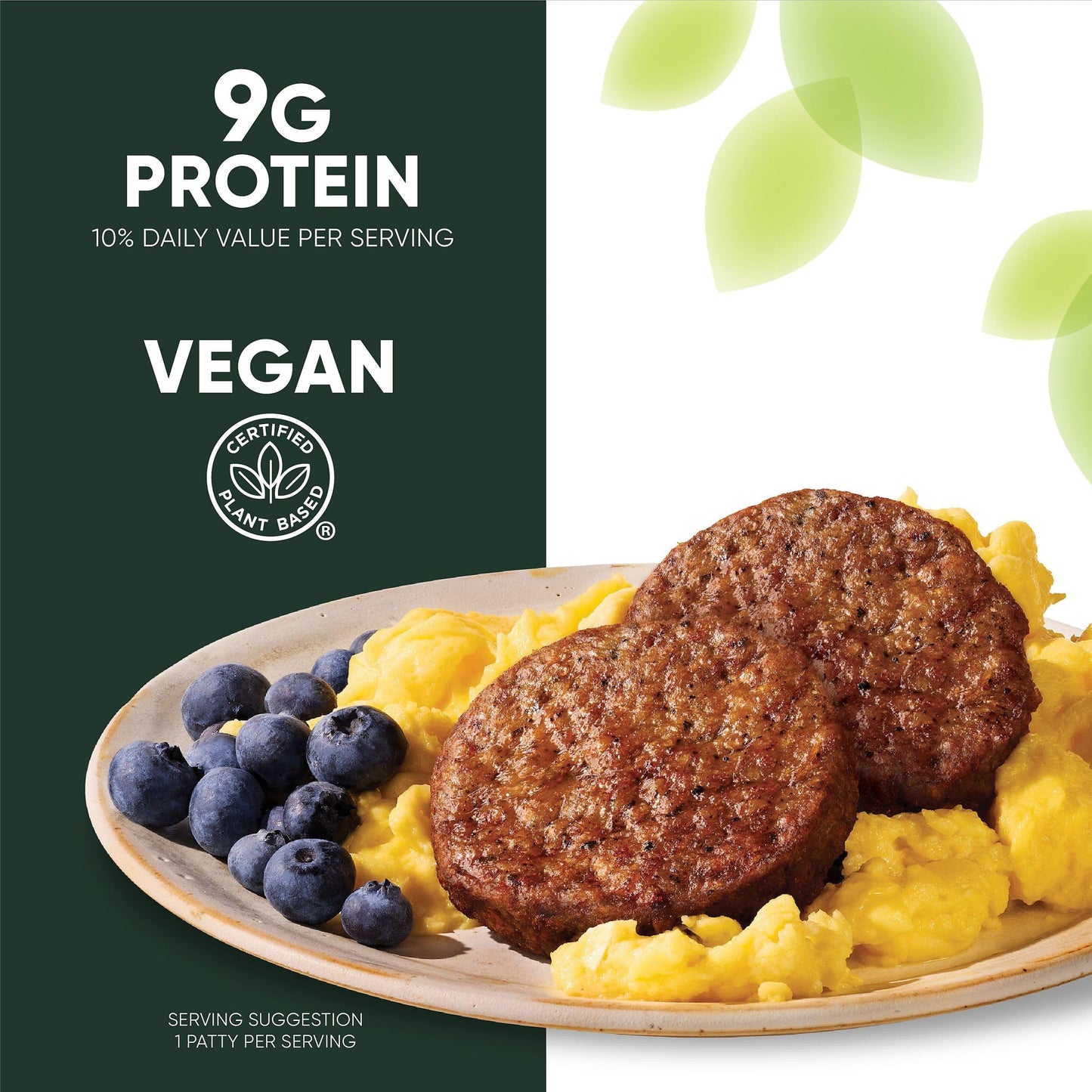 MorningStar Farms Plant Based Sausage Patties, Vegan Meat (6 Count)