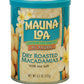Mauna Loa Premium Hawaiian Roasted Macadamia Nuts, Dry Roasted with Sea Salt, 4.5 oz. Can (Pack of 1), Multi