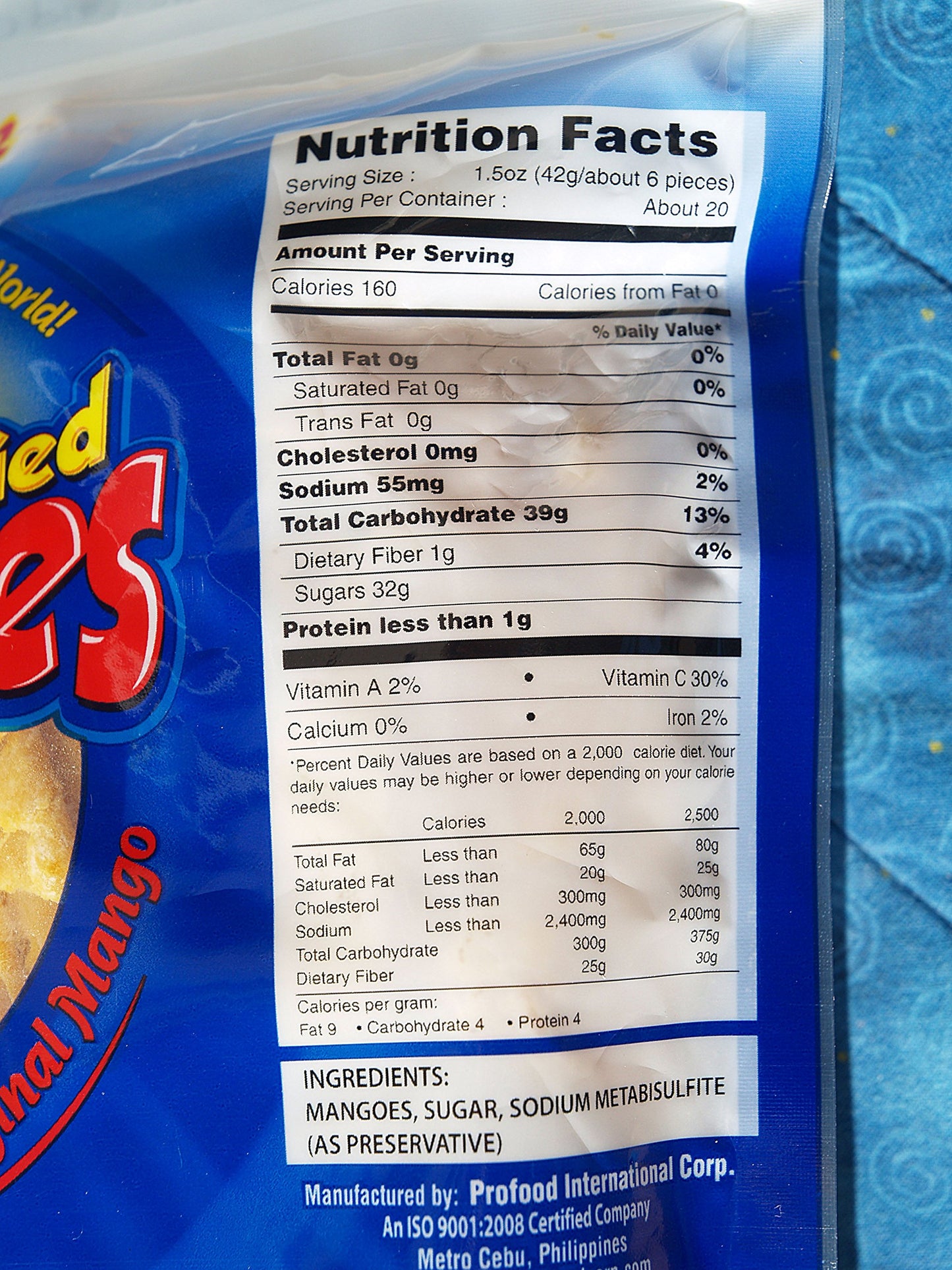 Philippine Brand Naturally Delicious Dried Mangoes Tree Ripened 30 Ounces (Pack of 3)