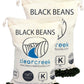 CLEAR CREEK Black Beans | Non-GMO, Vegan, Kosher | 8 LB (2-4 lb bags) | Dry Frijoles Negros