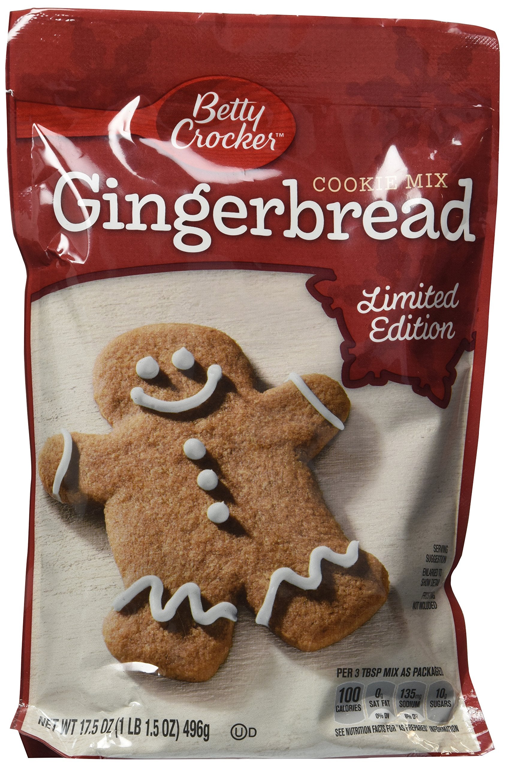 Betty Crocker Gingerbread Cookie Mix ~ (6 Bags)