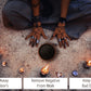 SPIRITUAL HEALING Black Salt for Wiccan Protection Rituals - Handcrafted with Herbs - 2 Oz