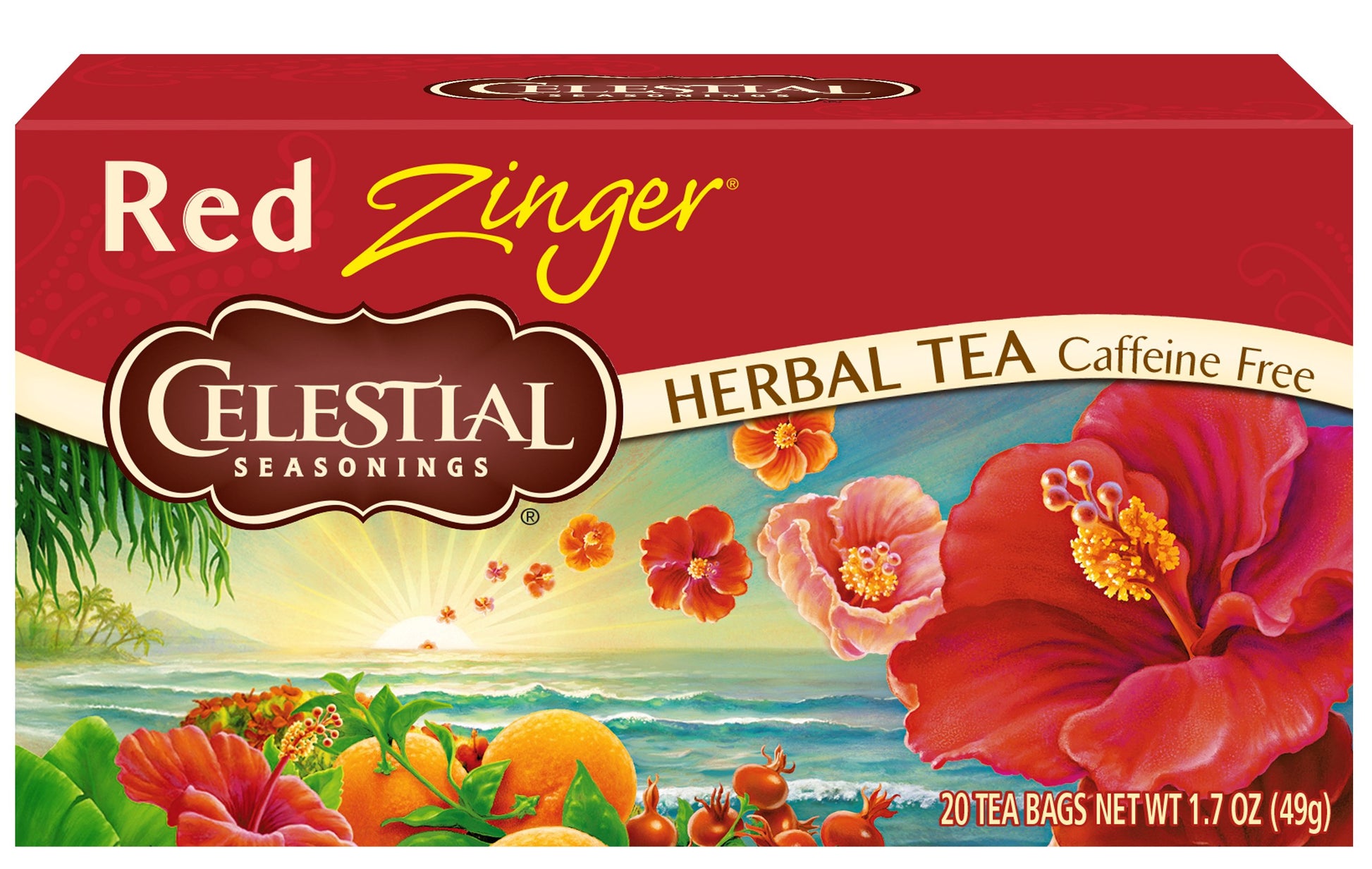 Celestial Seasonings Herbal Tea, Red Zinger, 20 Count