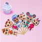 Seyal Cri Babes Cupcake Topper