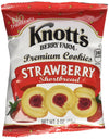 Knotts Berry Farm Strawberry Shortbread Cookies 24/2 Oz