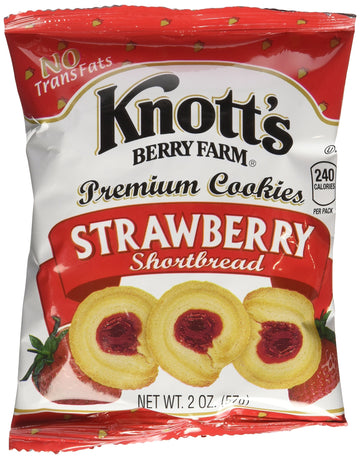 Knotts Berry Farm Strawberry Shortbread Cookies 24/2 Oz